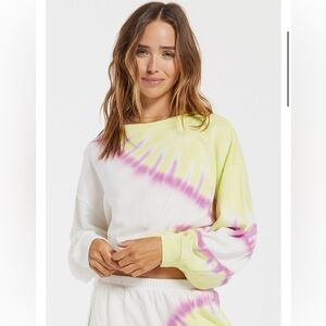 Z Supply Sunburst Tie-Dye Sweatshirt